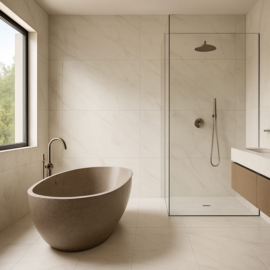 Barrierefreies Bad mit Komfortdusche